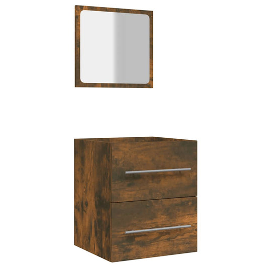 Bathroom Cabinet With Mirror 41X38.5X48 Cm