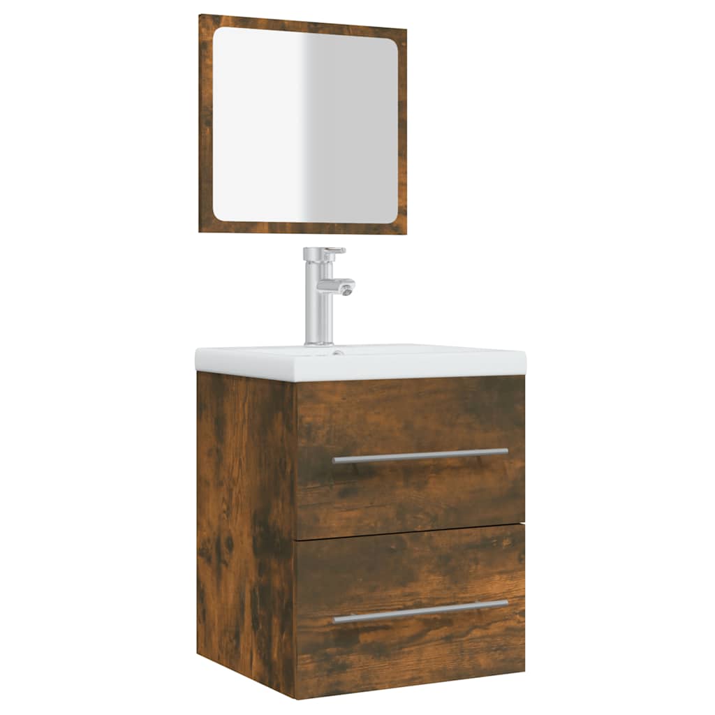 Bathroom Cabinet With Mirror 41X38.5X48 Cm