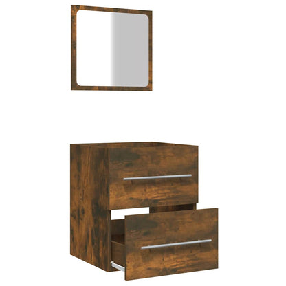 Bathroom Cabinet With Mirror 41X38.5X48 Cm