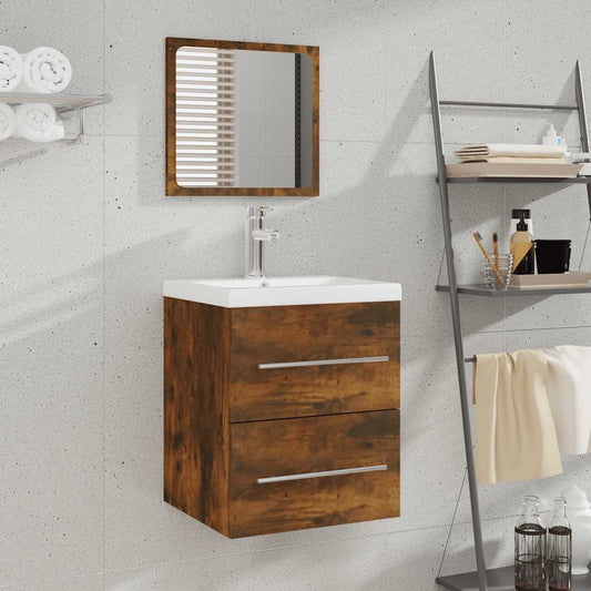 Bathroom Cabinet With Mirror 41X38.5X48 Cm