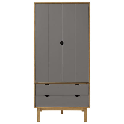 Wardrobe Otta 76.5X53X172 Cm Solid Wood Pine