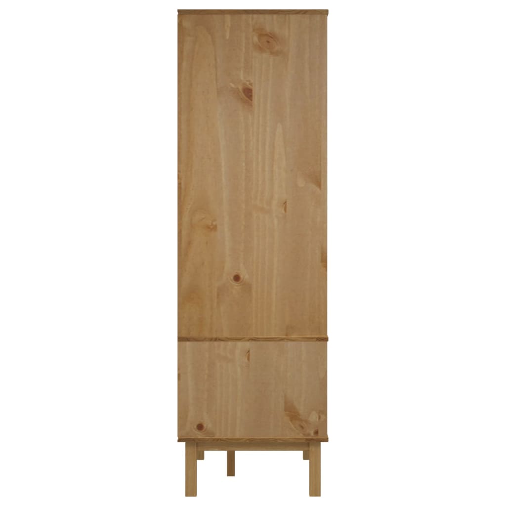 Wardrobe Otta 76.5X53X172 Cm Solid Wood Pine