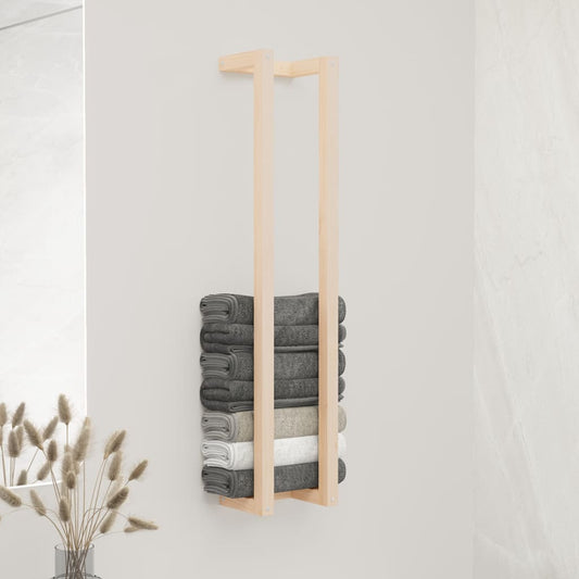 Towel Rack Solid Wood Pine