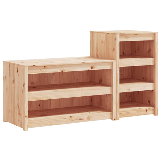 Outdoor Kitchen Cabinets 2 Pcs Solid Wood Pine