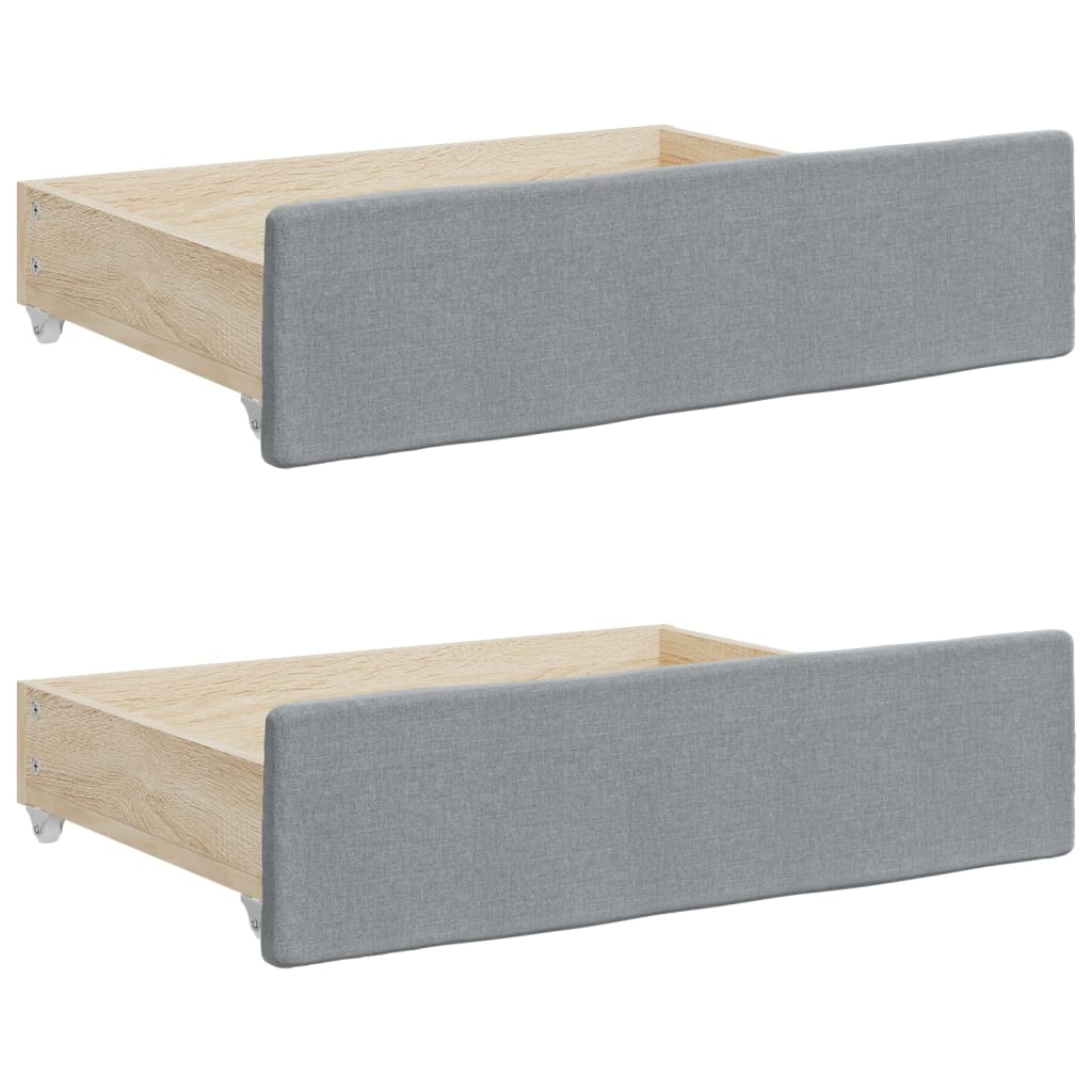 Daybed With Trundle&Drawers Without Mattress