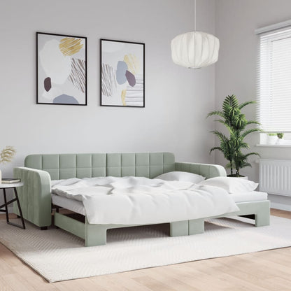 Daybed With Trundle&Drawers Without Mattress