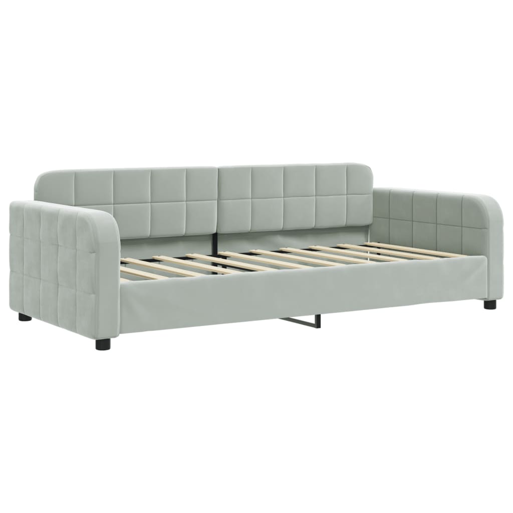 Daybed With Trundle&Drawers Without Mattress