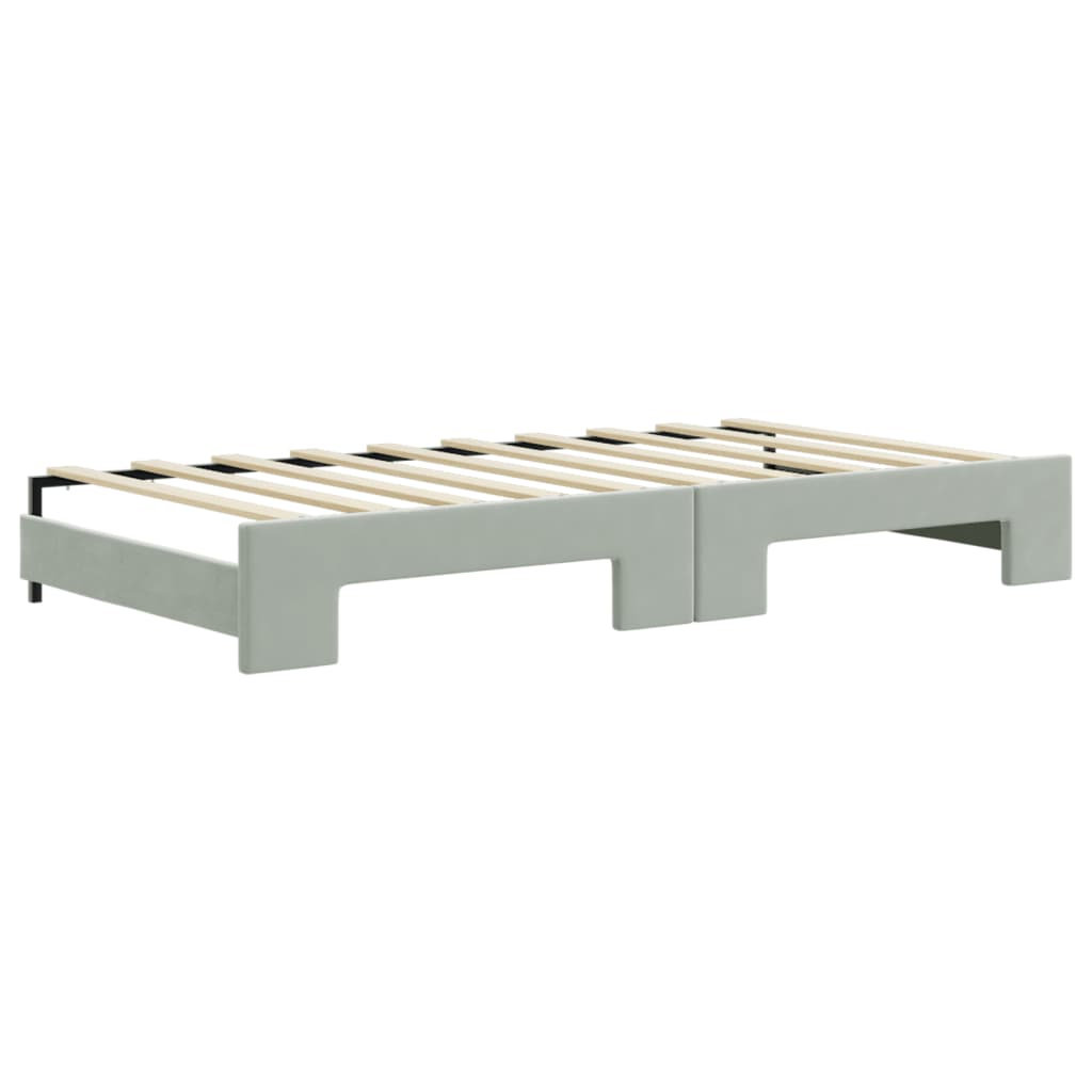 Daybed With Trundle&Drawers Without Mattress