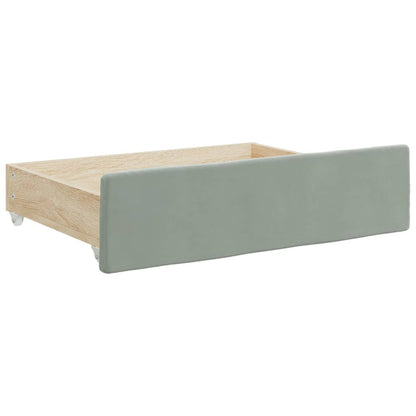 Daybed With Trundle&Drawers Without Mattress
