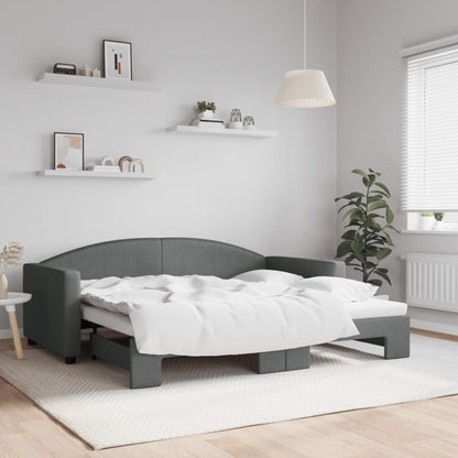 Daybed With Trundle&Drawers Without Mattress