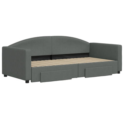 Daybed With Trundle&Drawers Without Mattress