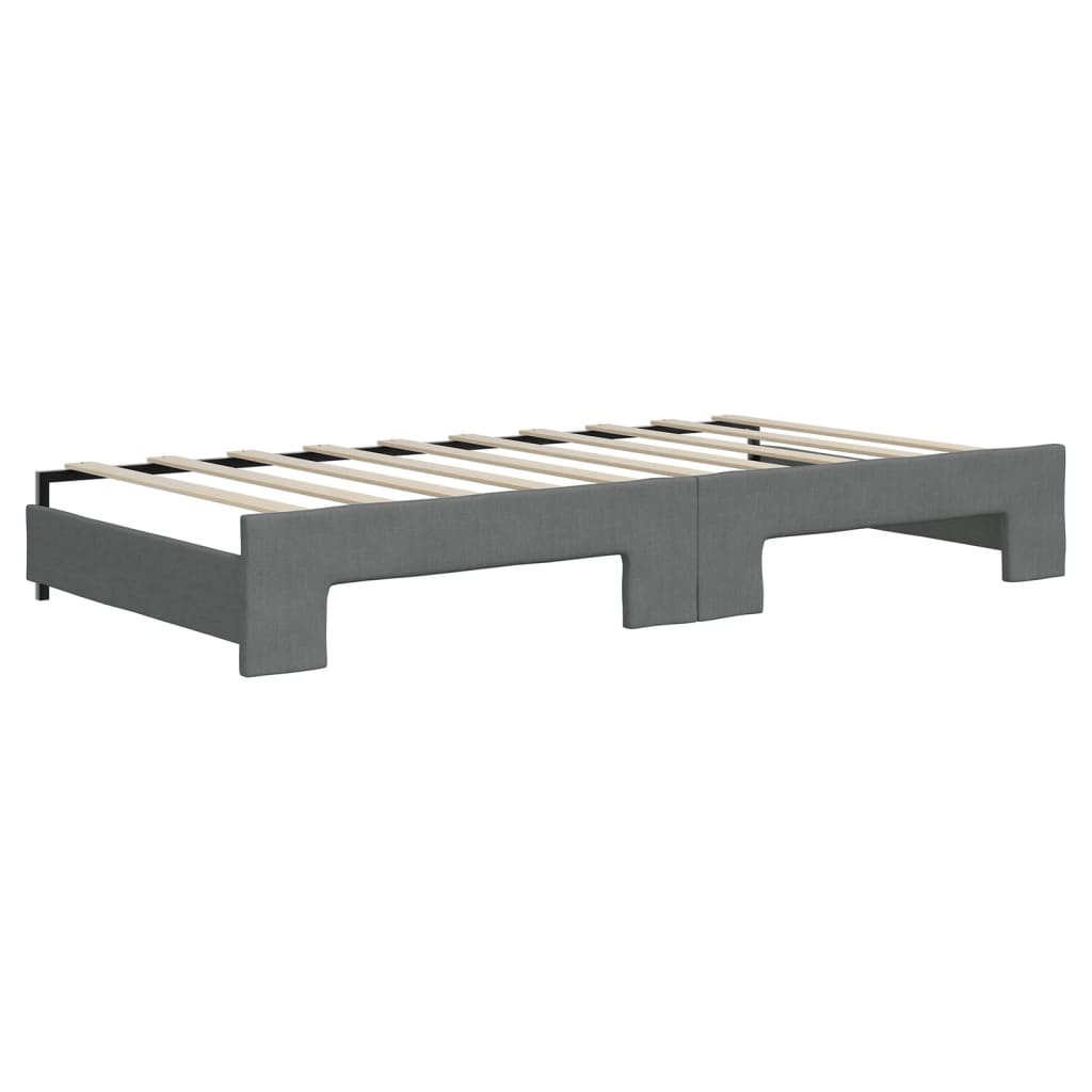 Daybed With Trundle&Drawers Without Mattress