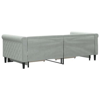 Daybed With Trundle&Drawers Without Mattress