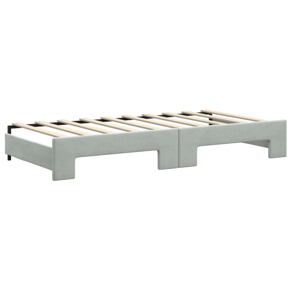 Daybed With Trundle&Drawers Without Mattress