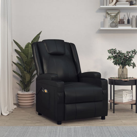 Stand Up Massage Chair Faux Leather