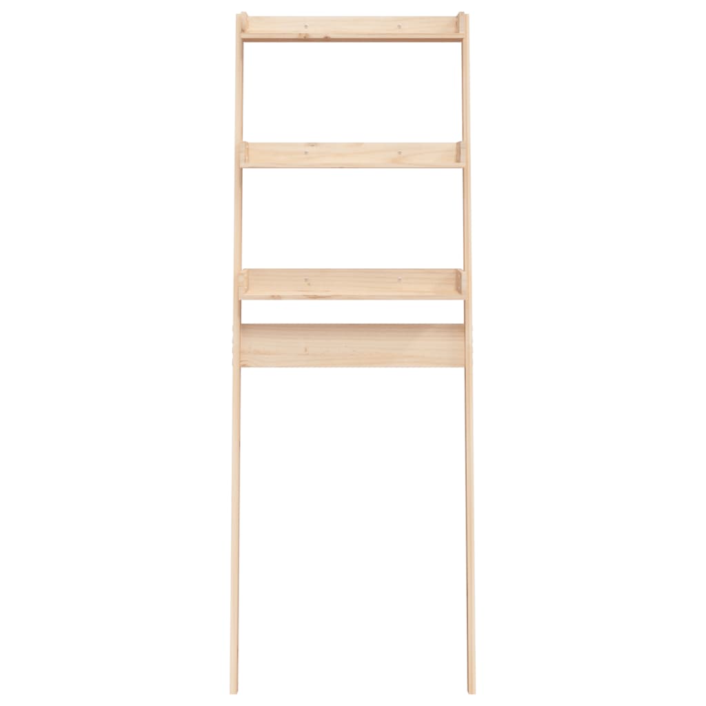 Toilet Rack 63.5X32X179 Cm Solid Wood Pine