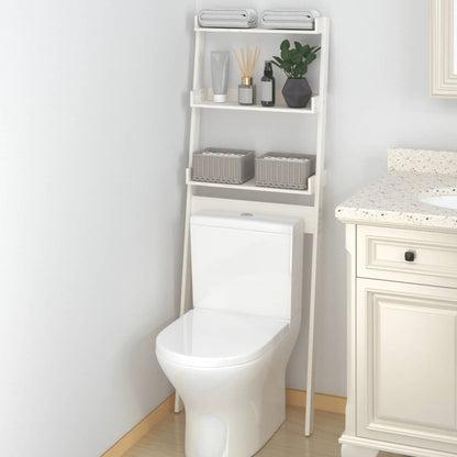 Toilet Rack 63.5X32X179 Cm Solid Wood Pine