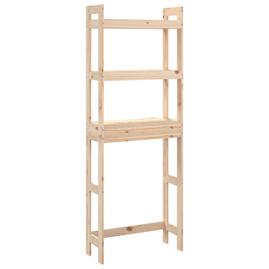 Toilet Rack 63X26X171 Cm Solid Wood Pine