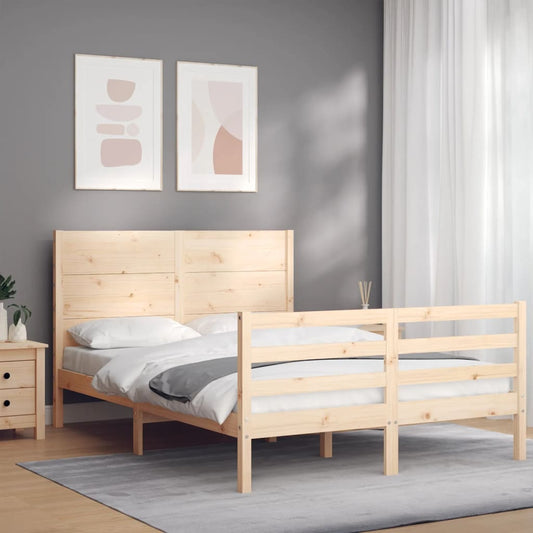 Bed Frame Without Mattress Solid Wood