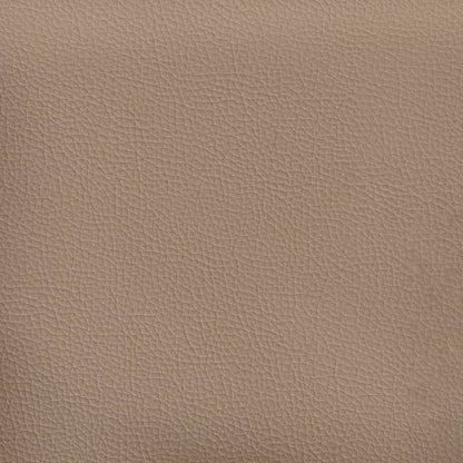 2-Seater Sofa With Throw Pillows Faux Leather