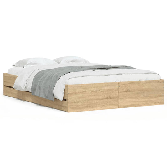 Bed Frame With Drawers Without Mattress