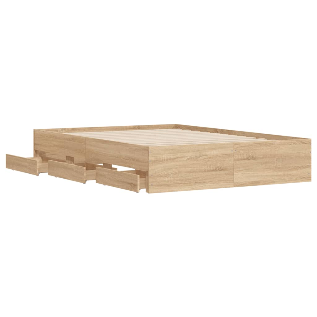 Bed Frame With Drawers Without Mattress