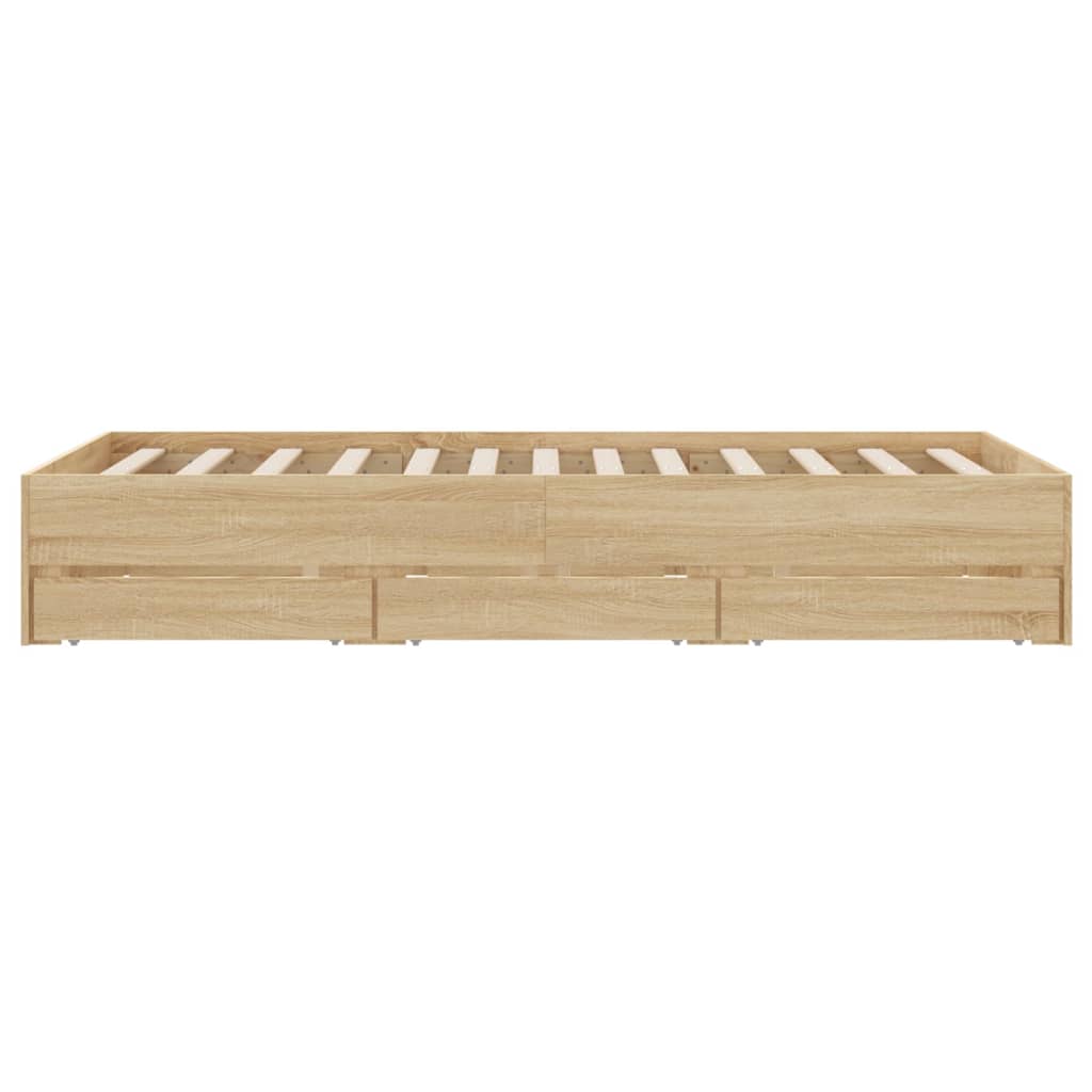Bed Frame With Drawers Without Mattress