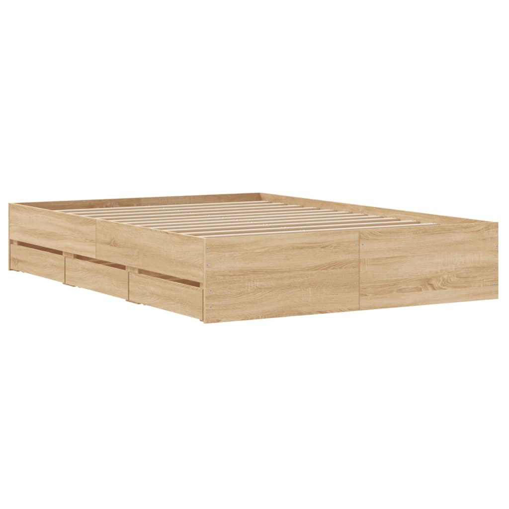 Bed Frame With Drawers Without Mattress