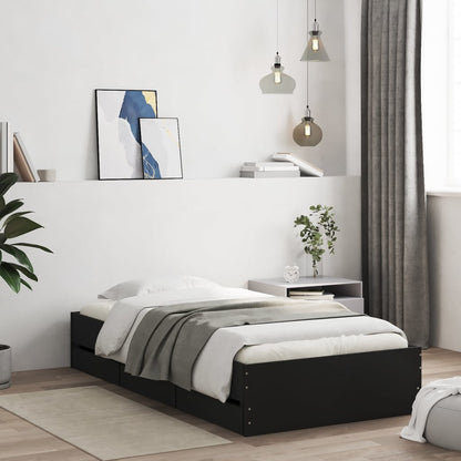 Bed Frame With Drawers Without Mattress