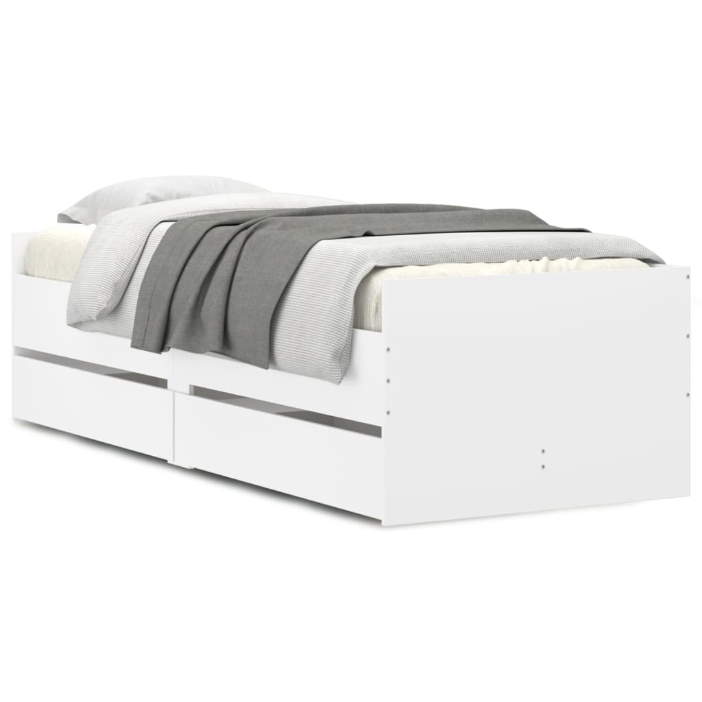 Bed Frame With Drawers Without Mattress