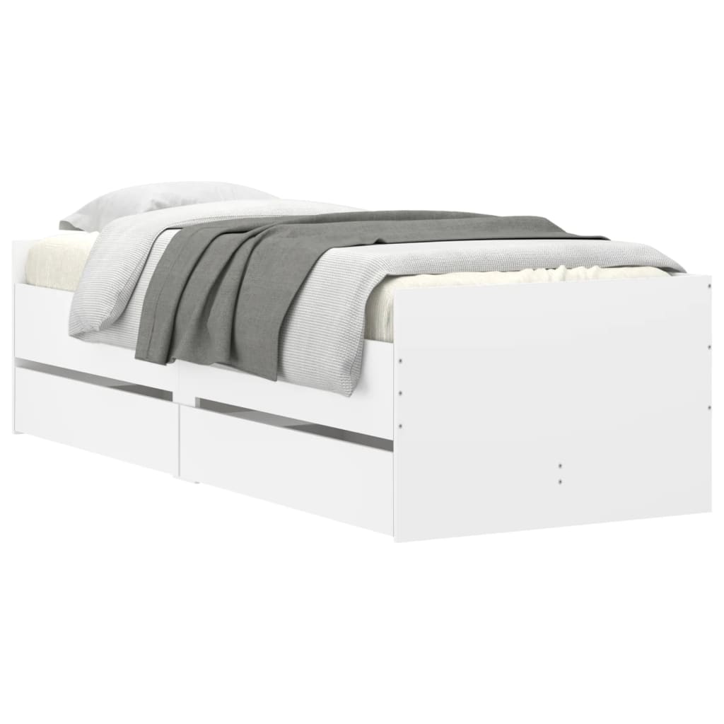 Bed Frame With Drawers Without Mattress