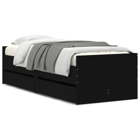 Bed Frame With Drawers Without Mattress