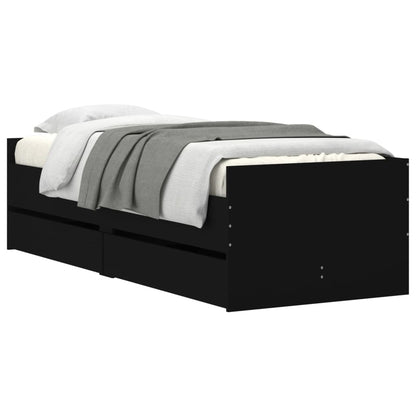 Bed Frame With Drawers Without Mattress