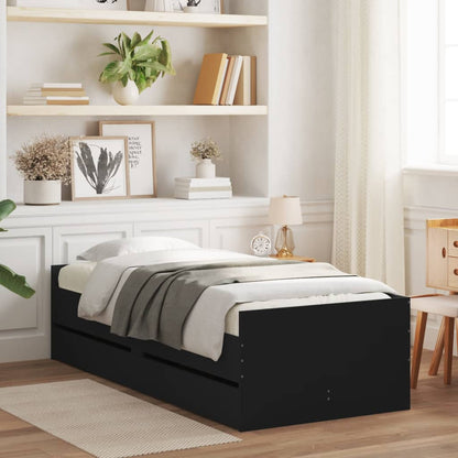 Bed Frame With Drawers Without Mattress
