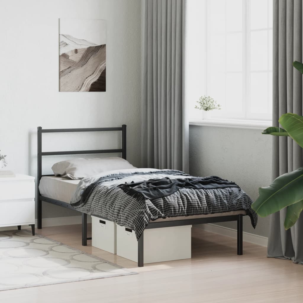Metal Bed Frame Without Mattress