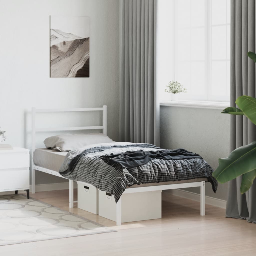 Metal Bed Frame Without Mattress