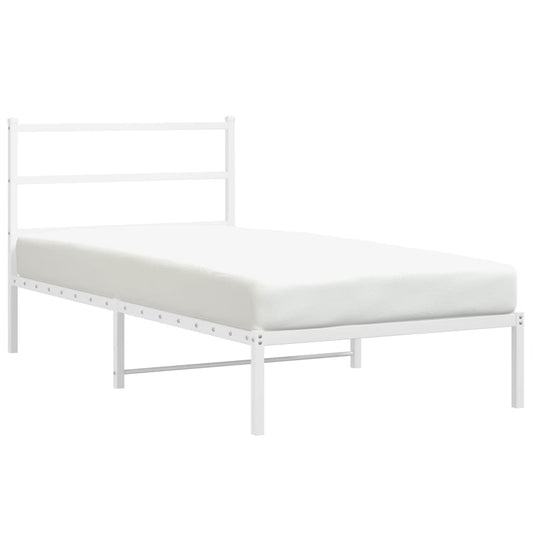 Metal Bed Frame Without Mattress King Single