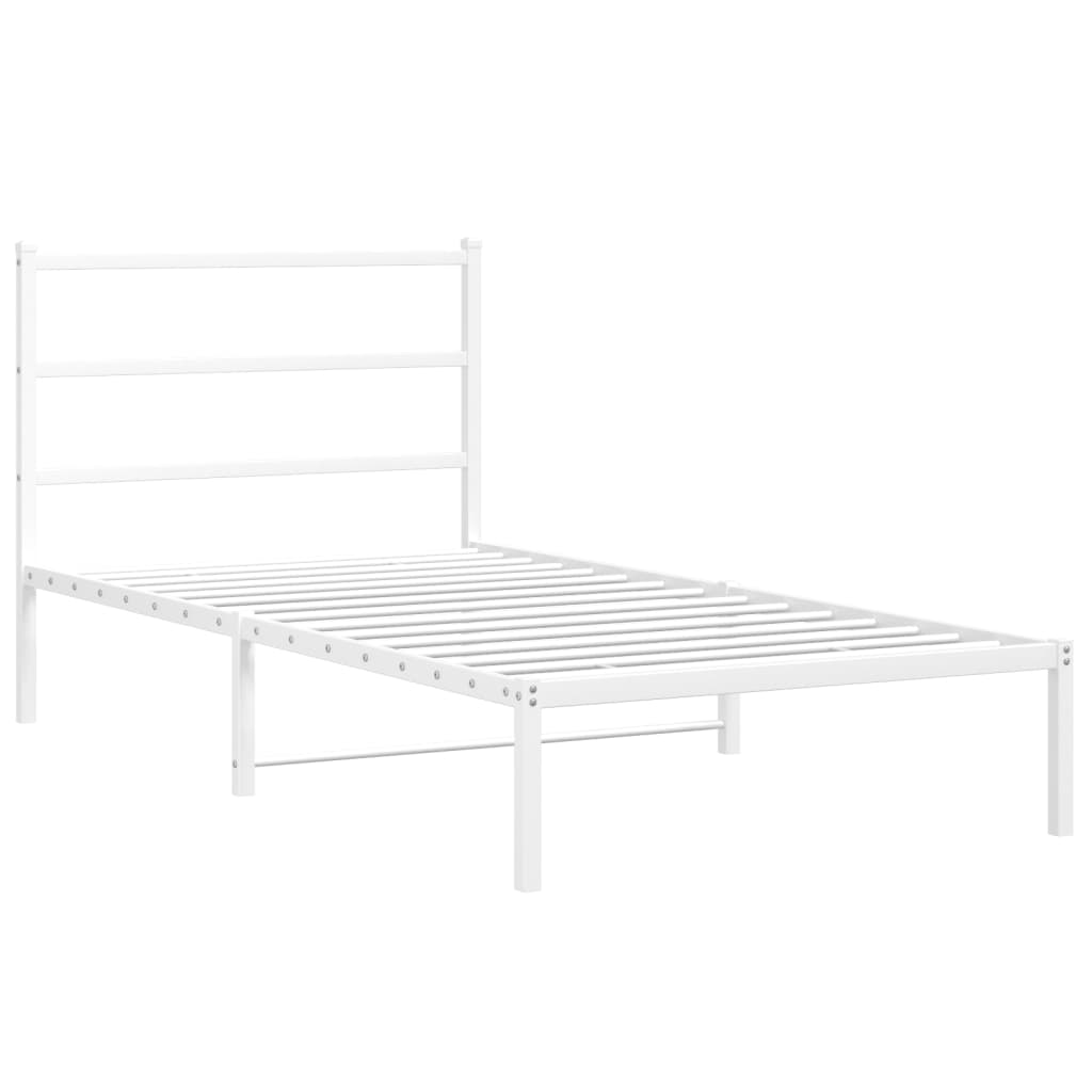 Metal Bed Frame Without Mattress King Single