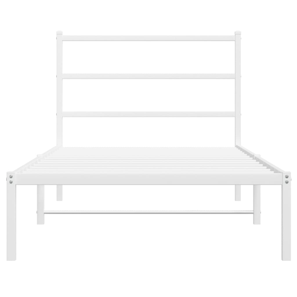 Metal Bed Frame Without Mattress King Single