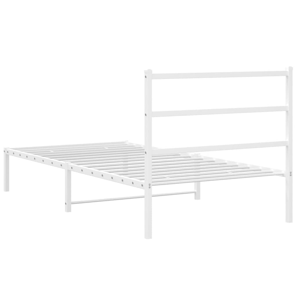 Metal Bed Frame Without Mattress King Single
