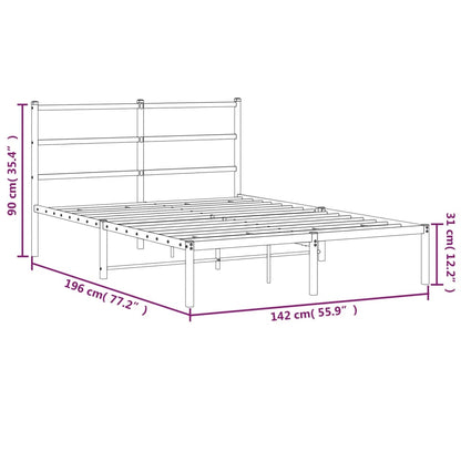 Metal Bed Frame Without Mattress