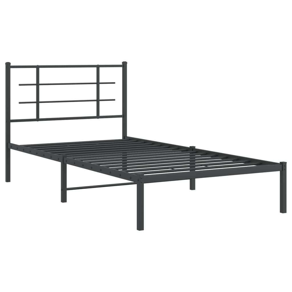 Metal Bed Frame Without Mattress King Single