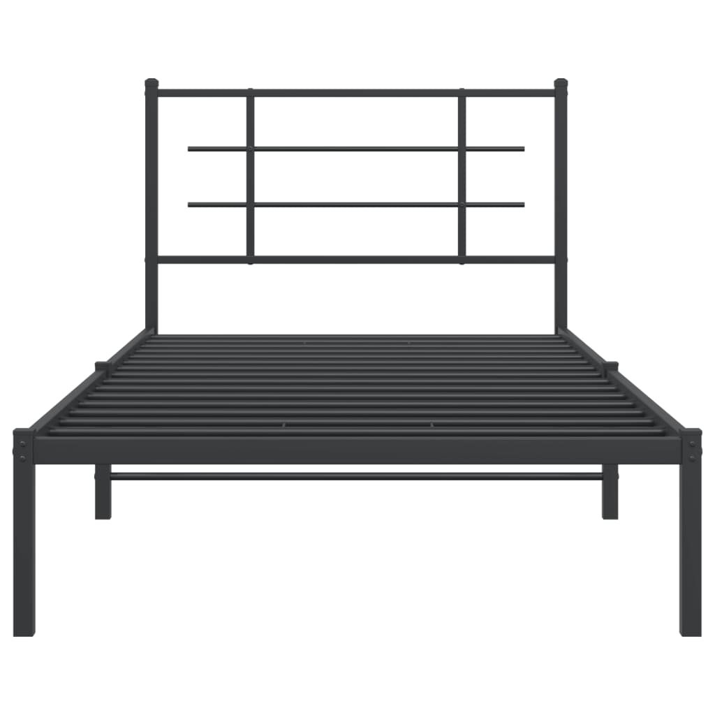 Metal Bed Frame Without Mattress King Single