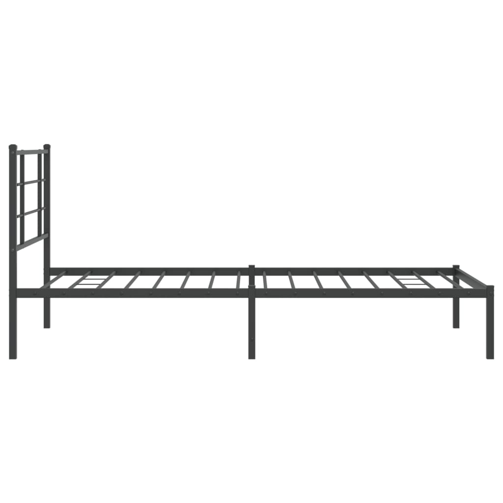 Metal Bed Frame Without Mattress King Single
