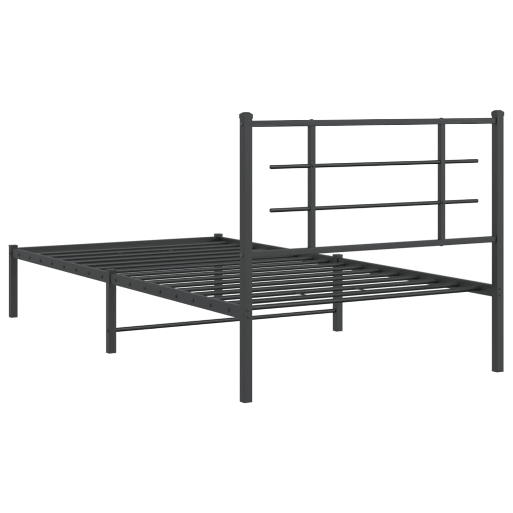 Metal Bed Frame Without Mattress King Single