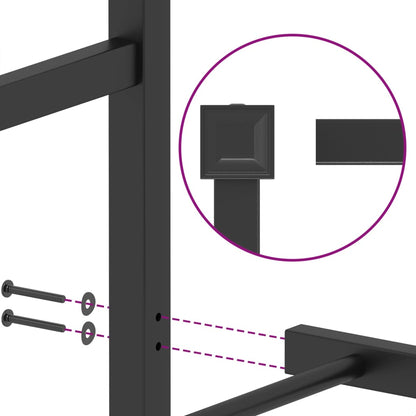 Metal Bed Frame Without Mattress King Single