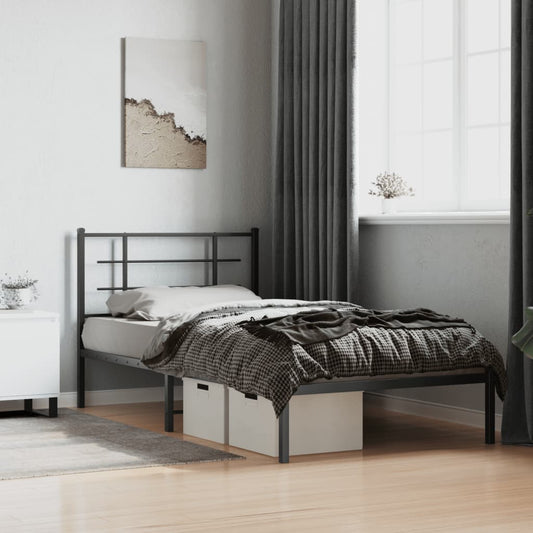 Metal Bed Frame Without Mattress King Single