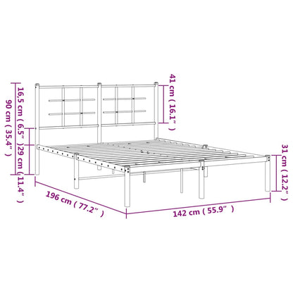 Metal Bed Frame Without Mattress