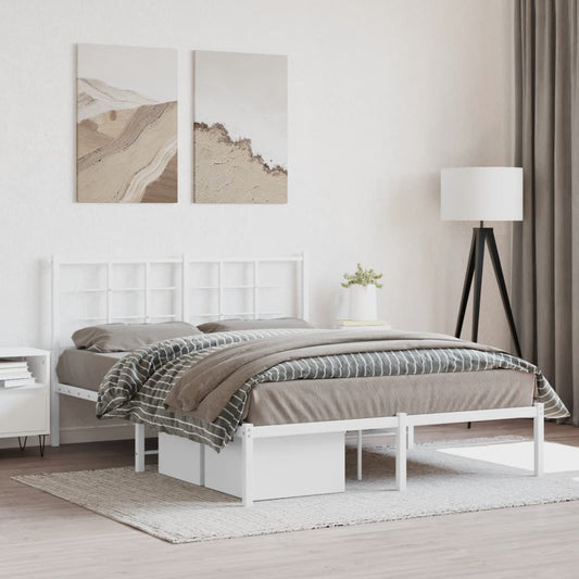 Metal Bed Frame Without Mattress