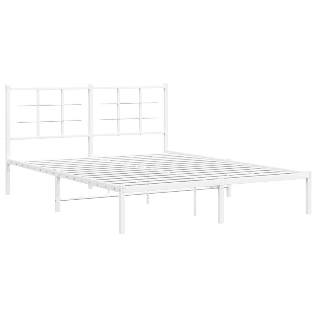 Metal Bed Frame Without Mattress